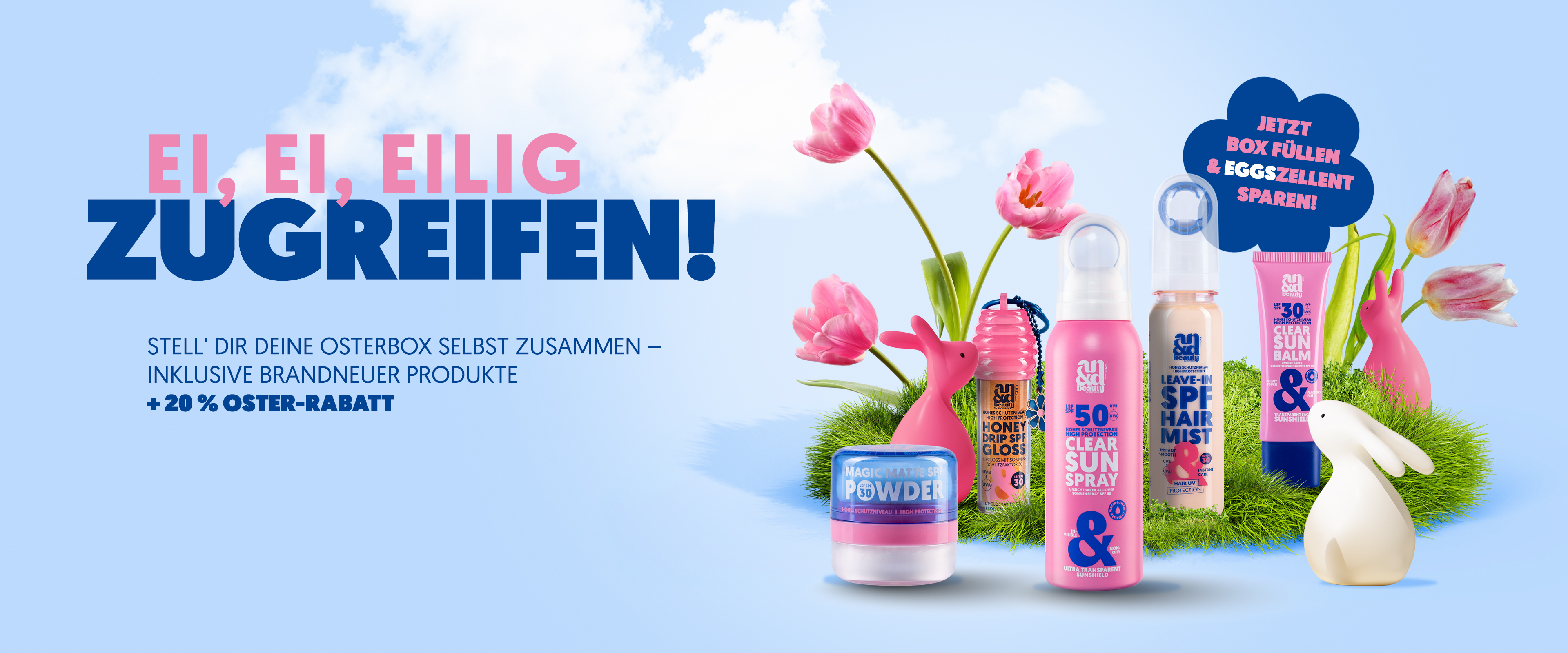 Oster Launch und 20 % Rabatt bei A.N.D. beauty