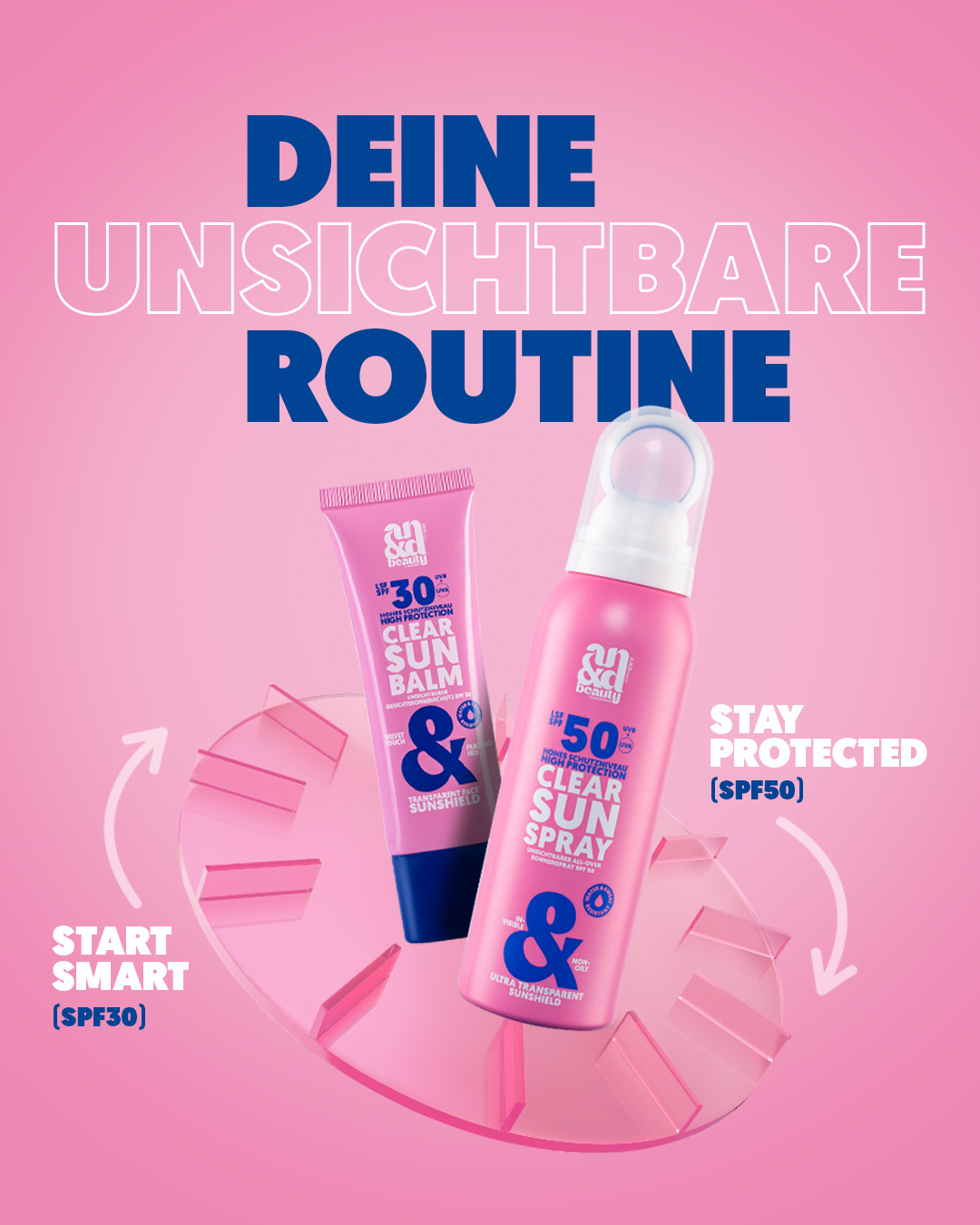 SPF Sun Balm und Sun Spray von A.N.D. beauty 