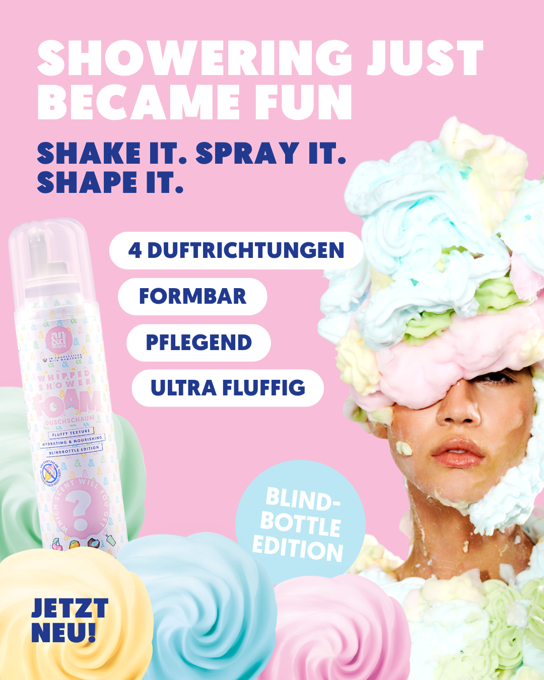 Oster Launch, Sonnenschutzfaktor, gratis blaues Kosmetiktäschchen, and beauty
